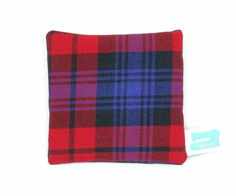 Hülle Hülle "Flanell Schottenkaro Rot/Schwarz" für Handwärmer / Kältekissen