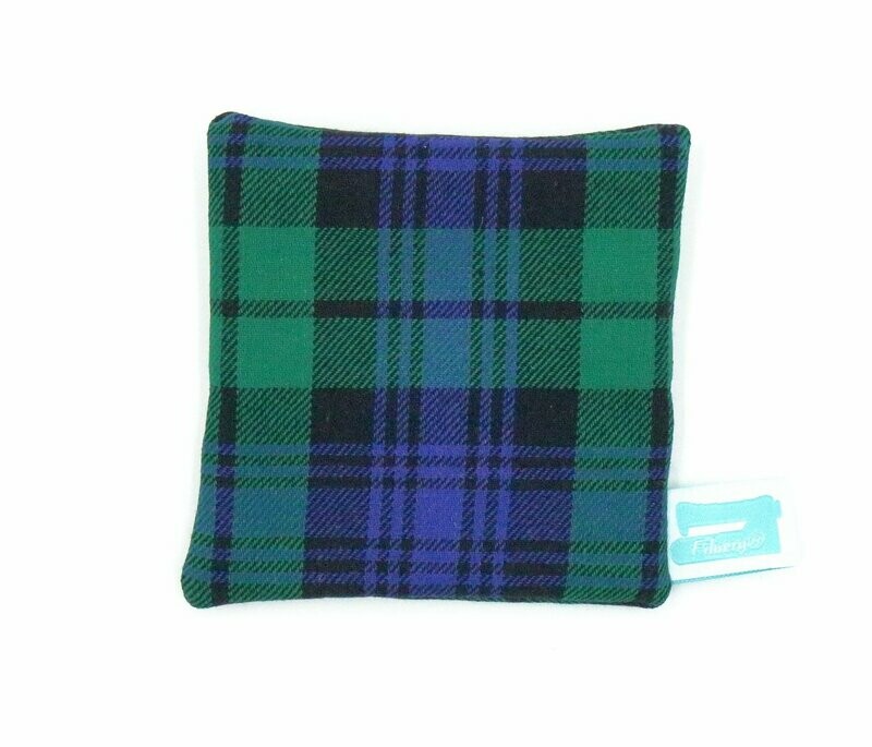 Hülle Hülle "Flanell Schottenkaro Grün/Schwarz" für Handwärmer / Kältekissen