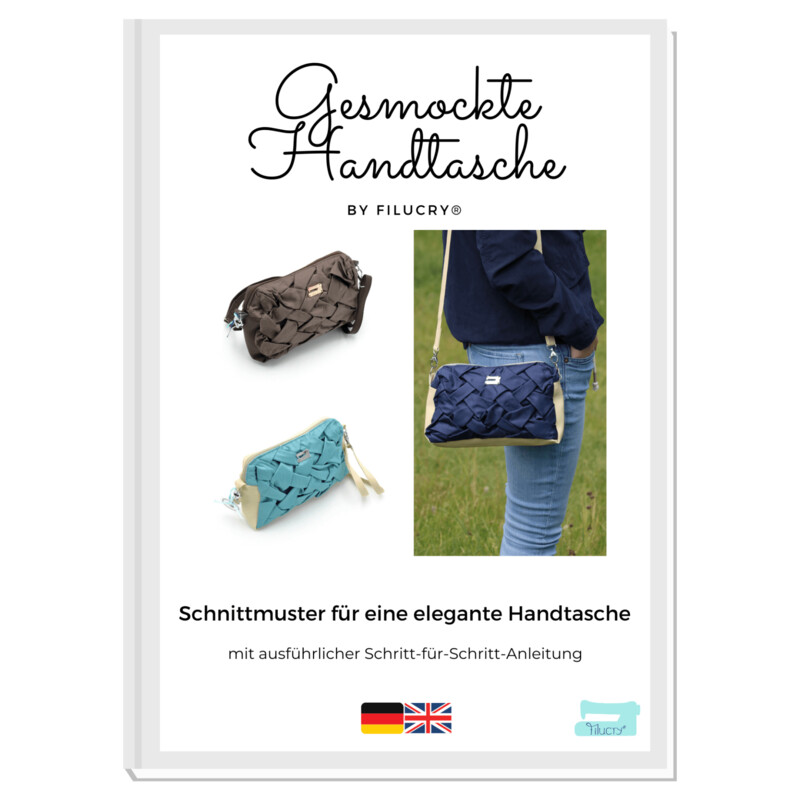 Smocked Handbag Sewing Pattern & Step-by-Step-Guide Smocked Handbag Sewing Pattern & Step-by-Step-Guide