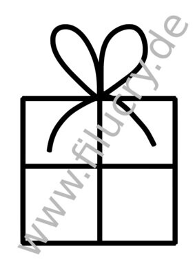 "Geschenk" Plotterdatei, Digitaler Download, SVG / EPS / JPG / PNG / PDF