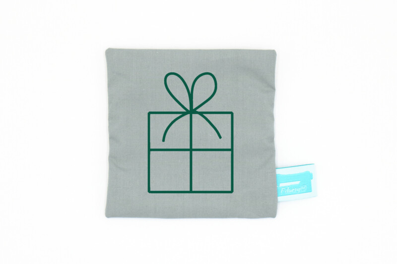 Hülle grau Hülle grau "Geschenk" für Handwärmer / Kältekissen