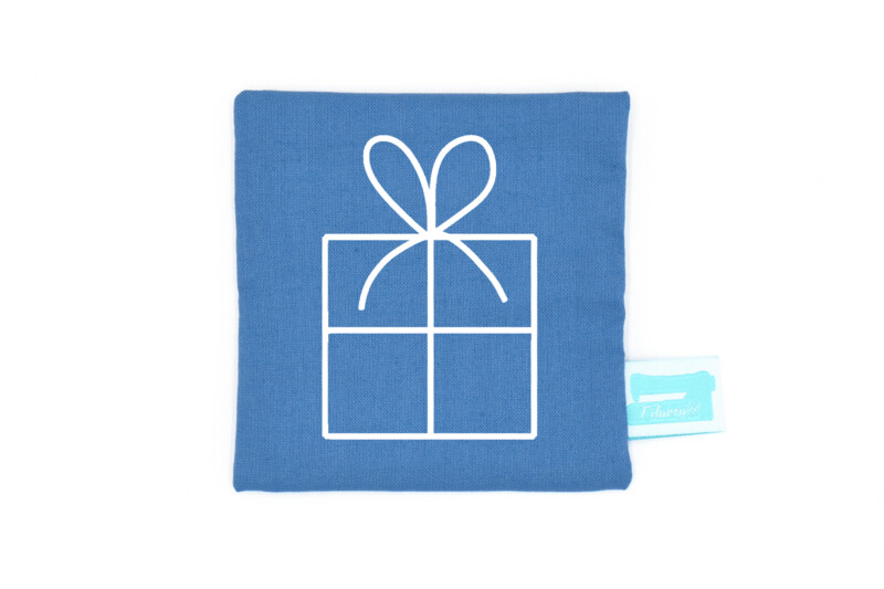 Hülle blau Hülle blau "Geschenk" für Handwärmer / Kältekissen