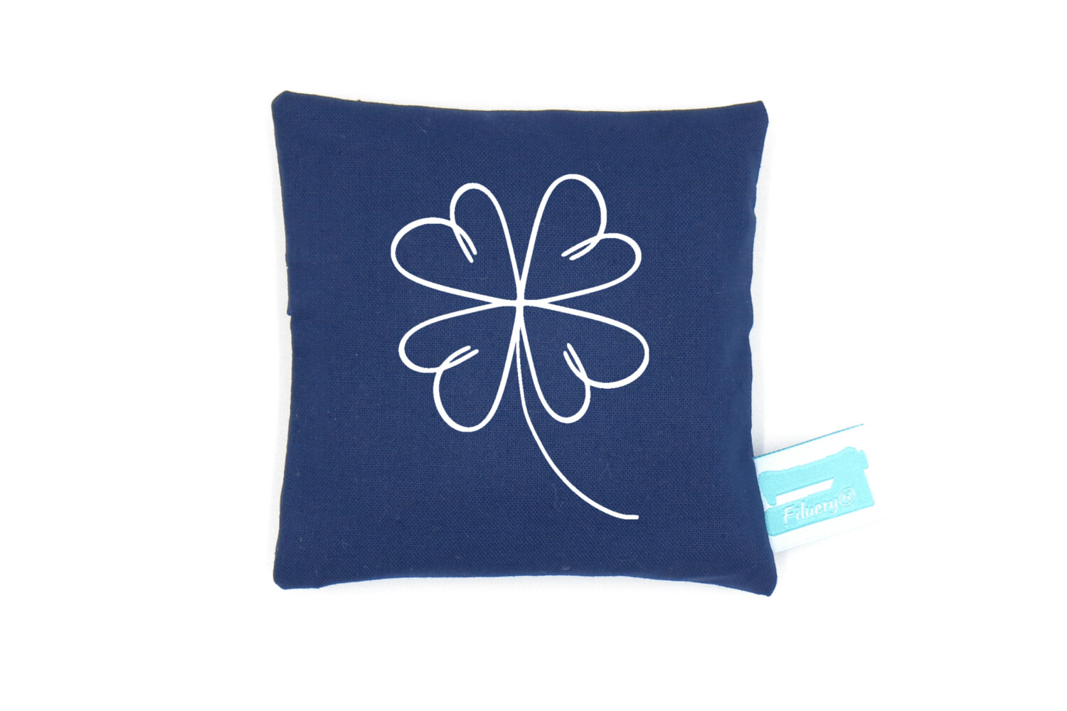 Hand Warmer / Cold Pack dark blue "Lucky Clover"