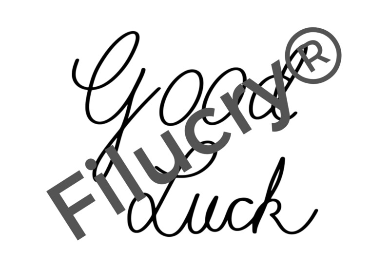 "Good Luck" Plotterdatei, Digitaler Download, SVG / EPS / JPG / PNG / PDF