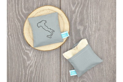 Handwärmer / Kältekissen grau "Italien"