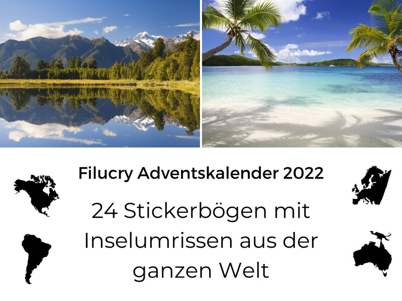Filucry Advent Calendar - Island Stickers Filucry Advent Calendar - Island Stickers