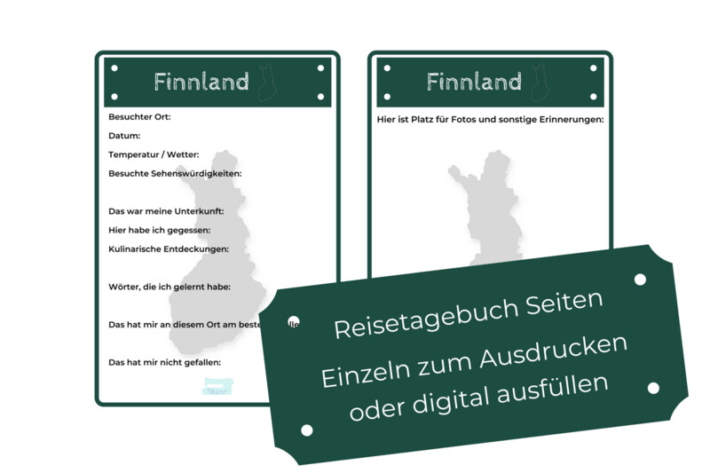 Finland Travel Diary PDF Pages Finland Travel Diary PDF Pages