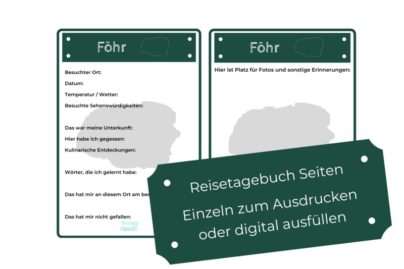 Föhr Travel Diary PDF Pages Föhr Travel Diary PDF Pages
