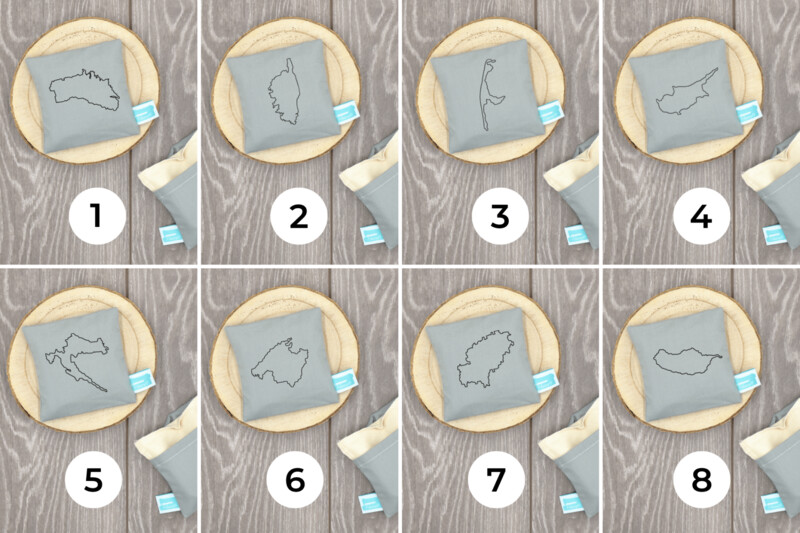 Hand Warmer / Cold Pack grey Hand Warmer / Cold Pack grey "Menorca / Corsica / Sylt / Cyprus / Croatia / Mallorca / Ibiza / Madeira"