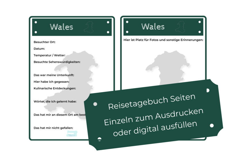 Wales Travel Diary PDF Pages Wales Travel Diary PDF Pages