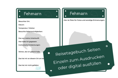 Fehmarn Reisetagebuch PDF Seiten