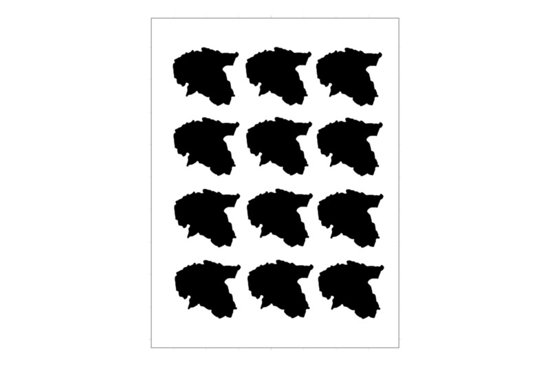 Sticker Sheet Country Outline Estonia Sticker Sheet Country Outline Estonia