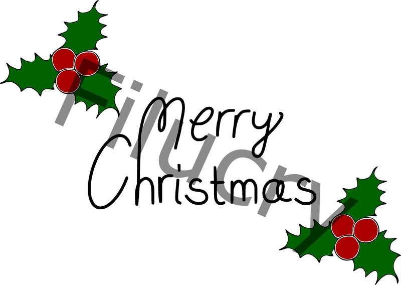 Merry Christmas Mistletoe Banner, digital download, SVG / JPG / PNG / PDF Merry Christmas Mistletoe Banner, digital download, SVG / JPG / PNG / PDF