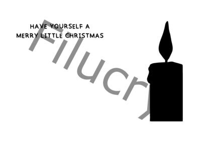 Have yourself a merry little christmas Kerze Banner, Digitaler Download, SVG / JPG / PNG / PDF Have yourself a merry little christmas Kerze Banner, Digitaler Download, SVG / JPG / PNG / PDF