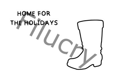 Home for the holidays Nikolausstiefel Umriss Banner, Digitaler Download, SVG / JPG / PNG / PDF Home for the holidays Nikolausstiefel Umriss Banner, Digitaler Download, SVG / JPG / PNG / PDF