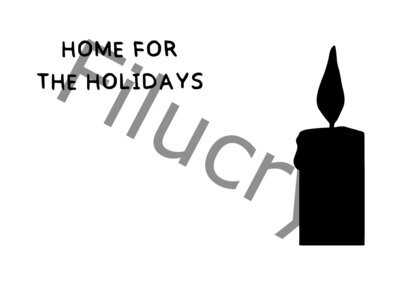 Home for the holidays Kerze Banner, Digitaler Download, SVG / JPG / PNG / PDF Home for the holidays Kerze Banner, Digitaler Download, SVG / JPG / PNG / PDF