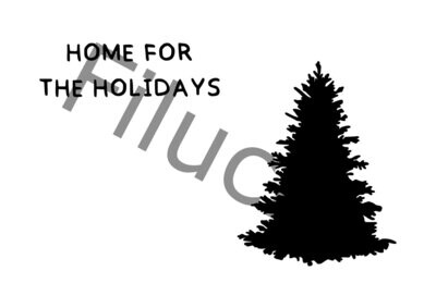 Home for the holidays Tannenbaum Banner, Digitaler Download, SVG / JPG / PNG / PDF Home for the holidays Tannenbaum Banner, Digitaler Download, SVG / JPG / PNG / PDF