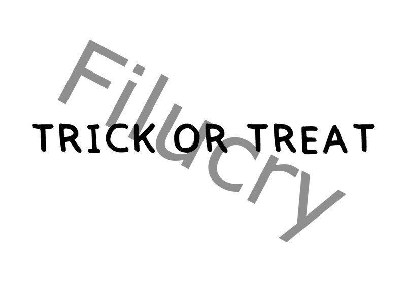 Trick or treat Banner, digital download, SVG / JPG / PNG / PDF Trick or treat Banner, digital download, SVG / JPG / PNG / PDF