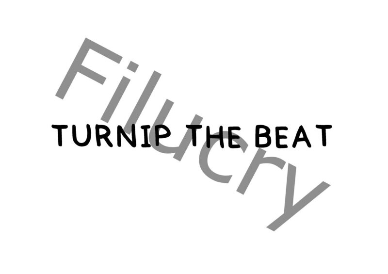 Turnip the beat Banner, Digitaler Download, SVG / JPG / PNG / PDF Turnip the beat Banner, Digitaler Download, SVG / JPG / PNG / PDF