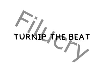 Turnip the beat Banner, Digitaler Download, SVG / JPG / PNG / PDF