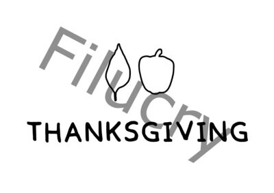 Thanksgiving Paprika Banner, Digitaler Download, SVG / JPG / PNG / PDF