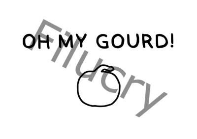 Oh my gourd! Banner, Digitaler Download, SVG / JPG / PNG / PDF