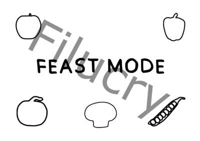 Feast mode Banner, Digitaler Download, SVG / JPG / PNG / PDF