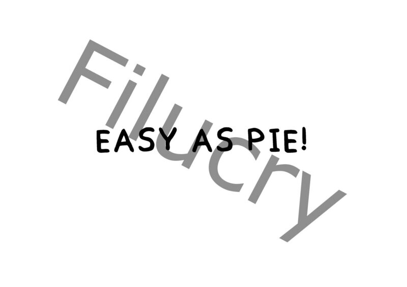 Easy as pie Banner, Digitaler Download, SVG / JPG / PNG / PDF Easy as pie Banner, Digitaler Download, SVG / JPG / PNG / PDF