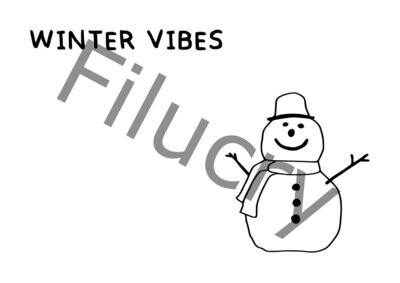 Winter Vibes Banner, Digitaler Download, SVG / JPG / PNG / PDF