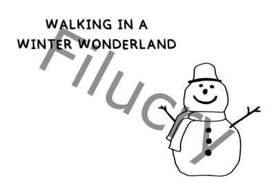 Walking in a winter wonderland Banner, Digitaler Download, SVG / JPG / PNG / PDF