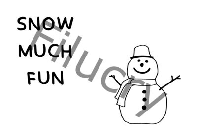 Snow much fun Banner, Digitaler Download, SVG / JPG / PNG / PDF