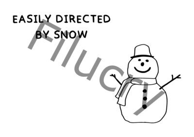 Easily distracted by snow Banner, Digitaler Download, SVG / JPG / PNG / PDF