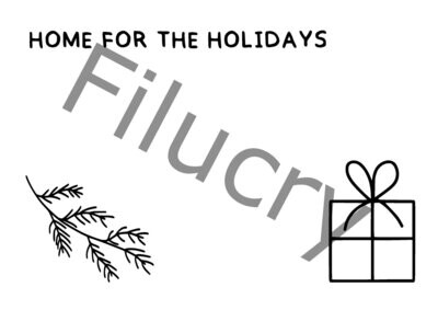 Home for the holidays Tannenzweig & Geschenk Banner, Digitaler Download, SVG / JPG / PNG / PDF Home for the holidays Tannenzweig & Geschenk Banner, Digitaler Download, SVG / JPG / PNG / PDF