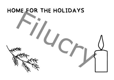Home for the holidays Tannenzweig & Kerze Banner, Digitaler Download, SVG / JPG / PNG / PDF Home for the holidays Tannenzweig & Kerze Banner, Digitaler Download, SVG / JPG / PNG / PDF