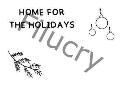 Home for the holidays Tannenzweig & Kugeln Banner, Digitaler Download, SVG / JPG / PNG / PDF Home for the holidays Tannenzweig & Kugeln Banner, Digitaler Download, SVG / JPG / PNG / PDF