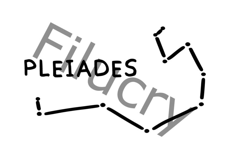 Constellation Pleiades Banner, digital download, SVG / JPG / PNG / PDF Constellation Pleiades Banner, digital download, SVG / JPG / PNG / PDF