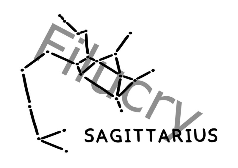 Constellation Zodiac Sagittarius Banner, digital download, SVG / JPG / PNG / PDF Constellation Zodiac Sagittarius Banner, digital download, SVG / JPG / PNG / PDF
