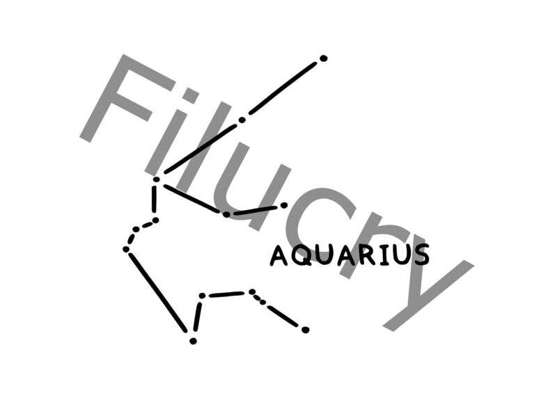 Constellation Zodiac Aquarius Banner, digital download, SVG / JPG / PNG / PDF Constellation Zodiac Aquarius Banner, digital download, SVG / JPG / PNG / PDF
