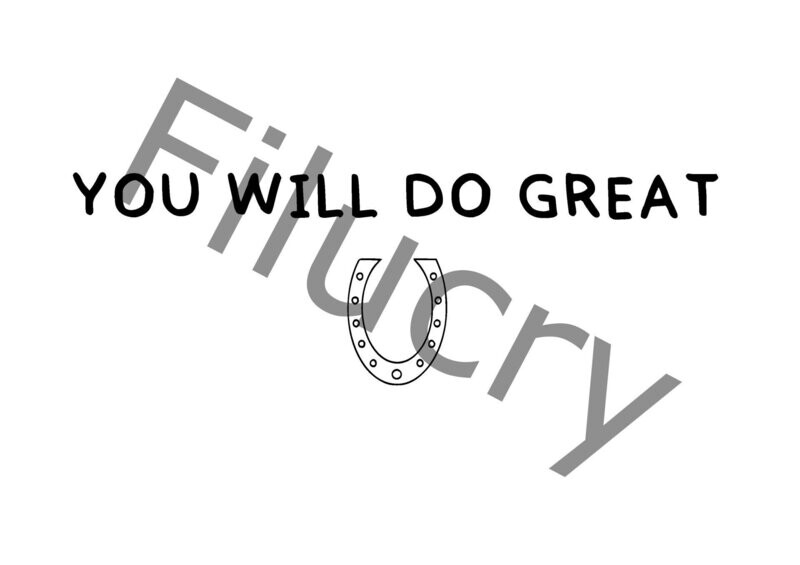 You will do great Hufeisen Banner, Digitaler Download, SVG / JPG / PNG / PDF You will do great Hufeisen Banner, Digitaler Download, SVG / JPG / PNG / PDF