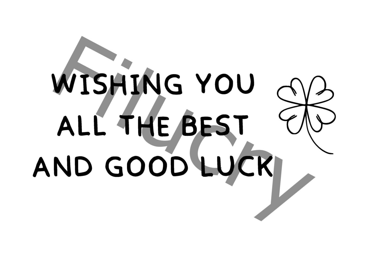 Wishing you all the best and good luck Banner, Digitaler Download, SVG / JPG / PNG / PDF