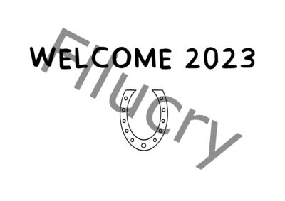 Welcome 2023 Banner, Digitaler Download, SVG / JPG / PNG / PDF