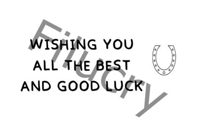 Wishing you all the best and good luck Banner, Digitaler Download, SVG / JPG / PNG / PDF