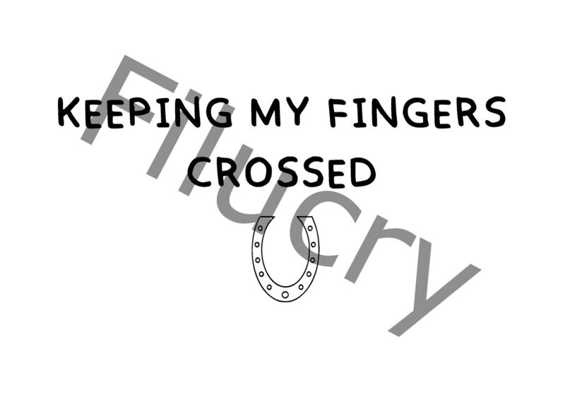 Keeping my fingers crossed Banner, Digitaler Download, SVG / JPG / PNG / PDF Keeping my fingers crossed Banner, Digitaler Download, SVG / JPG / PNG / PDF