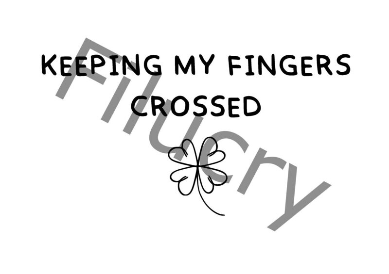 Keeping my fingers crossed Banner, Digitaler Download, SVG / JPG / PNG / PDF Keeping my fingers crossed Banner, Digitaler Download, SVG / JPG / PNG / PDF