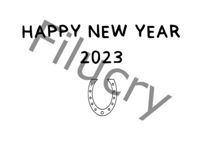 Happy new year 2023 Banner, Digitaler Download, SVG / JPG / PNG / PDF