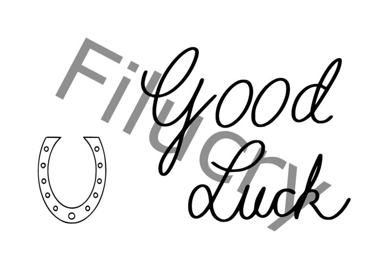 Good luck Banner, Digitaler Download, SVG / JPG / PNG / PDF Good luck Banner, Digitaler Download, SVG / JPG / PNG / PDF
