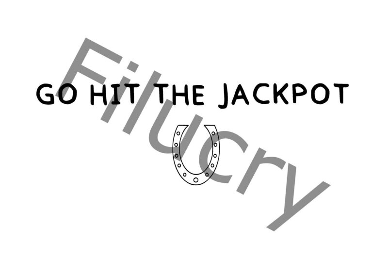 Go hit the jackpot Banner, Digitaler Download, SVG / JPG / PNG / PDF Go hit the jackpot Banner, Digitaler Download, SVG / JPG / PNG / PDF