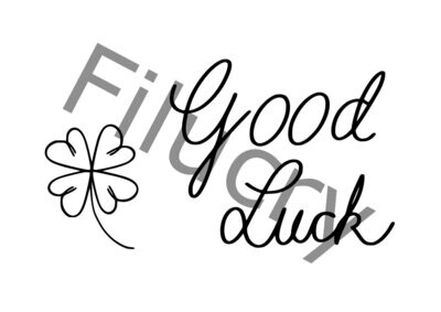 Good luck Banner, Digitaler Download, SVG / JPG / PNG / PDF Good luck Banner, Digitaler Download, SVG / JPG / PNG / PDF