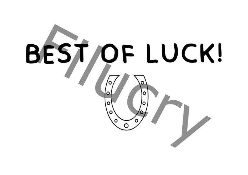 Best of luck Banner, Digitaler Download, SVG / JPG / PNG / PDF Best of luck Banner, Digitaler Download, SVG / JPG / PNG / PDF