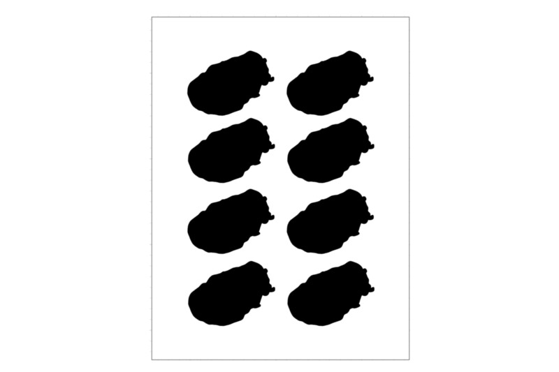 Sticker Sheet Steinhuder Meer Lake Outline Sticker Sheet Steinhuder Meer Lake Outline